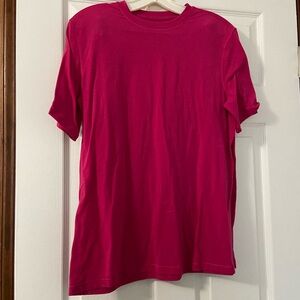Lululemon Jersey Training Short Sleeve Shirt- Passionate- size 6